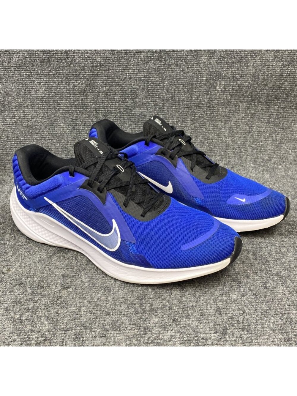 Nike Quest 5 Mens Size 12 DD0204-401 Racer Blue Black Running Shoe Sneaker